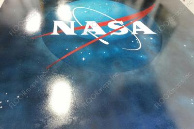 NASA design installed with Dye and Sealed on polished concrete.